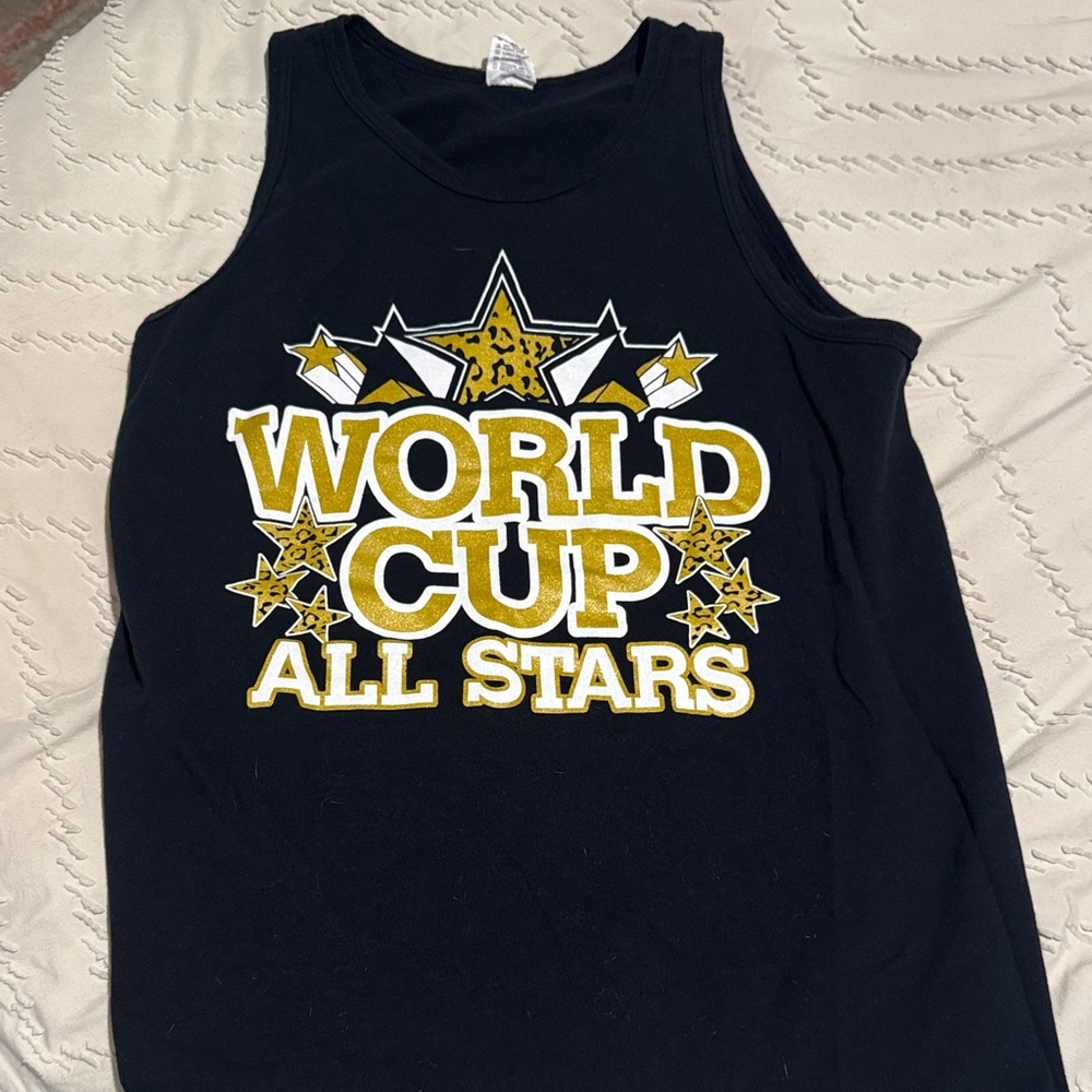 Black World Cup All Stars Tank Top